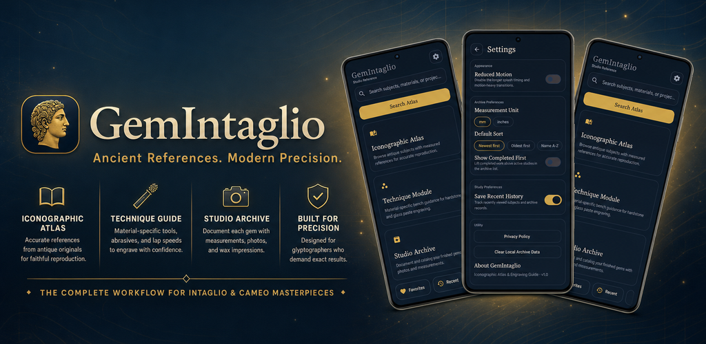 GemIntaglio promotional banner